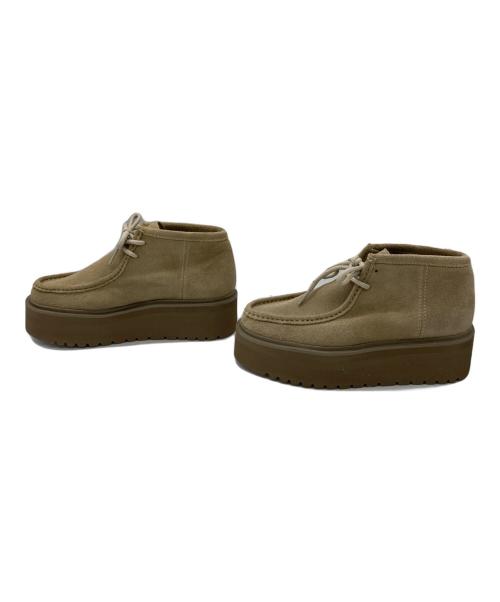 Caminando（カミナンド）Caminando (カミナンド) モックショートブーツ ベージュ サイズ:23cmの古着・服飾アイテム
