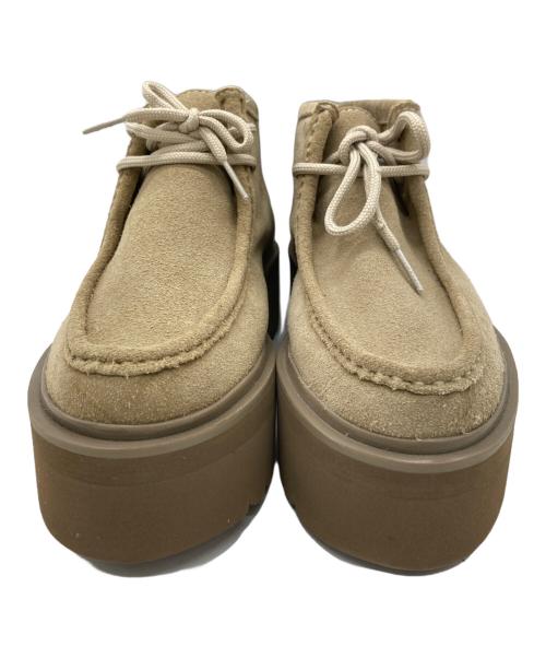 Caminando（カミナンド）Caminando (カミナンド) モックショートブーツ ベージュ サイズ:23cmの古着・服飾アイテム