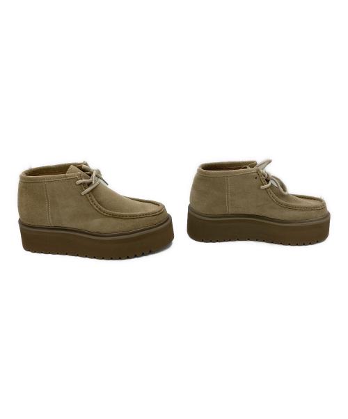 Caminando（カミナンド）Caminando (カミナンド) モックショートブーツ ベージュ サイズ:23cmの古着・服飾アイテム