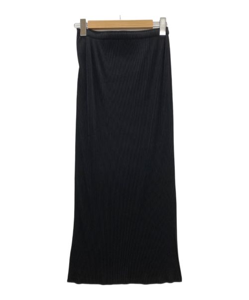 ISSEY MIYAKE FETE（イッセイミヤケフェット）ISSEY MIYAKE FETE (イッセイミヤケフェット) ペンシルプリーツロングスカート ブラック サイズ:3の古着・服飾アイテム