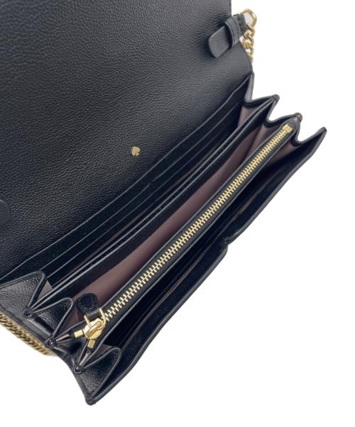 Kate Spade（ケイトスペード）Kate Spade (ケイトスペード) チェーンショルダーバッグ ブラックの古着・服飾アイテム
