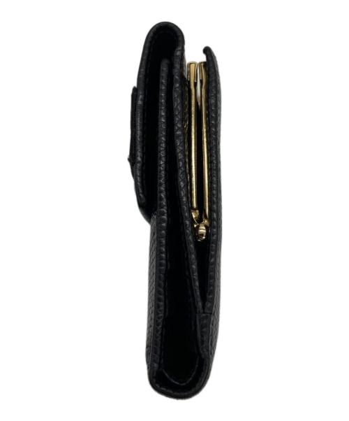 Salvatore Ferragamo（サルヴァトーレ フェラガモ）Salvatore Ferragamo (サルヴァトーレ フェラガモ) 2つ折り財布 ブラックの古着・服飾アイテム