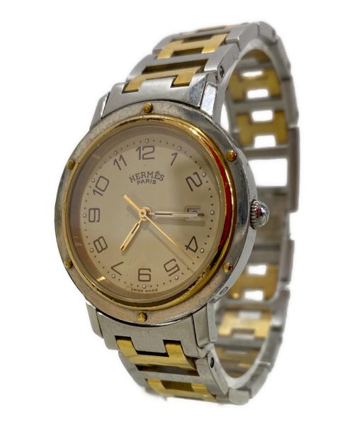 HERMES（エルメス）HERMES (エルメス) 腕時計 ベージュの古着・服飾アイテム