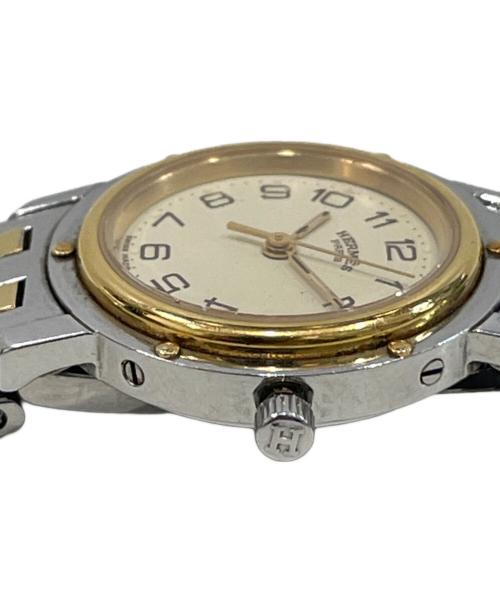 HERMES（エルメス）HERMES (エルメス) 腕時計 ベージュの古着・服飾アイテム