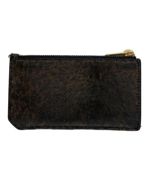 Saint Laurent Paris（サンローランパリ）Saint Laurent Paris (サンローランパリ) カードケース ブラウン×ブラックの古着・服飾アイテム