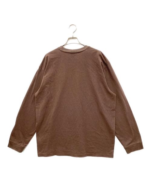 THE NORTH FACE（ザ ノース フェイス）THE NORTH FACE (ザ ノース フェイス) SUPREME (シュプリーム) 長袖カットソー ブラウン サイズ:XLの古着・服飾アイテム