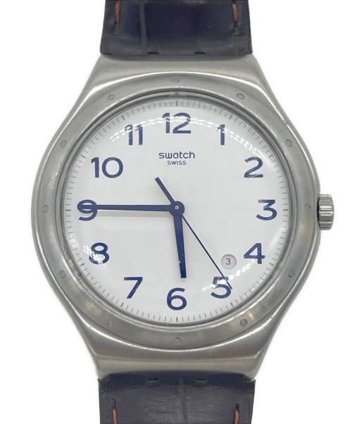 SWATCH（スウォッチ）SWATCH (スウォッチ) 腕時計 ブラウンの古着・服飾アイテム
