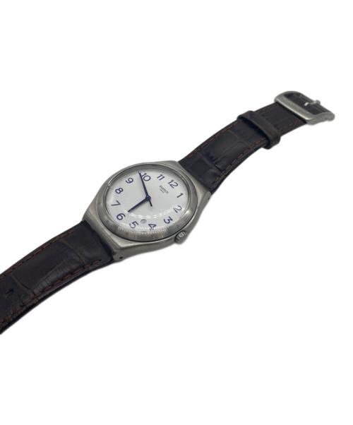 SWATCH（スウォッチ）SWATCH (スウォッチ) 腕時計 ブラウンの古着・服飾アイテム