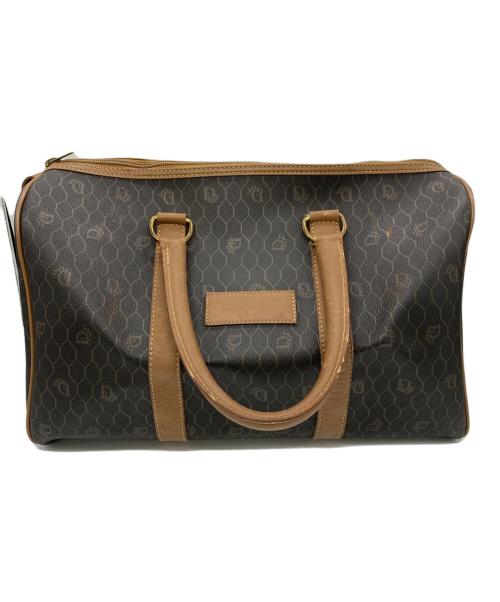 Christian Dior（クリスチャン ディオール）Christian Dior (クリスチャン ディオール) ミニボストンバッグ ブラウンの古着・服飾アイテム