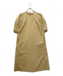 ENFOLD（エンフォルド）の古着「シャツワンピース」｜ベージュ