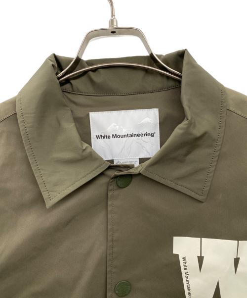 WHITE MOUNTAINEERING（ホワイトマウンテ二アニング）WHITE MOUNTAINEERING (ホワイトマウンテ二アニング) ウィンドストッパー コーチジャケット オリーブ サイズ:3の古着・服飾アイテム
