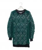 TOGA ARCHIVESトーガアーカイブス）の古着「ニット」｜グリーン×ブラック