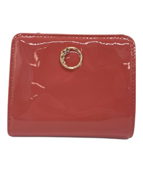 LANVIN en Bleu（ランバンオンブルー）LANVIN en Bleu (ランバンオンブルー) 2つ折り財布 ピンクの古着・服飾アイテム