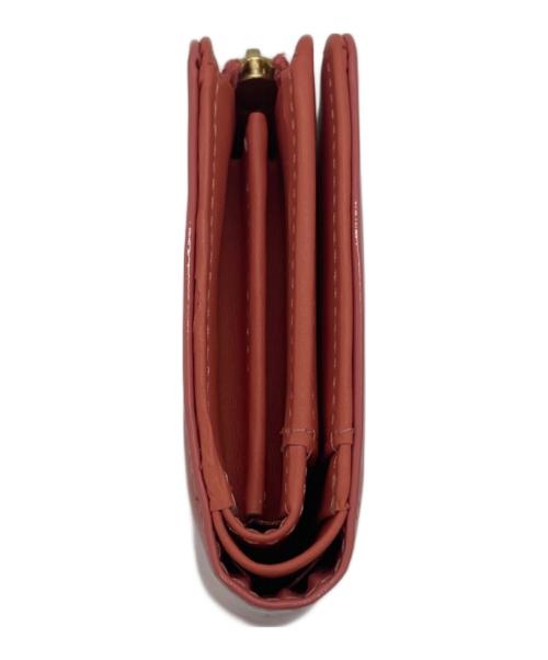 LANVIN en Bleu（ランバンオンブルー）LANVIN en Bleu (ランバンオンブルー) 2つ折り財布 ピンクの古着・服飾アイテム