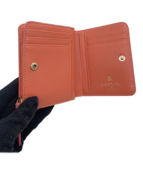LANVIN en Bleu（ランバンオンブルー）LANVIN en Bleu (ランバンオンブルー) 2つ折り財布 ピンクの古着・服飾アイテム