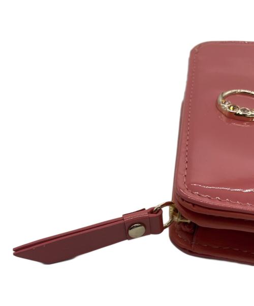 LANVIN en Bleu（ランバンオンブルー）LANVIN en Bleu (ランバンオンブルー) 2つ折り財布 ピンクの古着・服飾アイテム