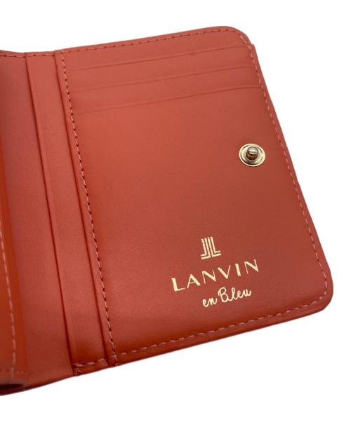LANVIN en Bleu（ランバンオンブルー）LANVIN en Bleu (ランバンオンブルー) 2つ折り財布 ピンクの古着・服飾アイテム