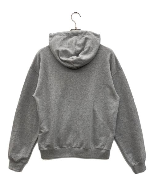 CELINE（セリーヌ）CELINE (セリーヌ) トリオンフ ルーズ ジップフーディー グレー サイズ:Ｓの古着・服飾アイテム