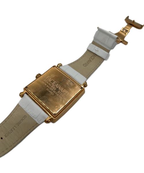 FACE AWARD（フェイスアワード）FACE AWARD (フェイスアワード) 腕時計 ホワイトの古着・服飾アイテム