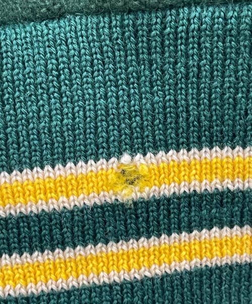 skookum（スクーカム）skookum (スクーカム) アワードジャケット アイボリー×グリーン サイズ:SIZE 40の古着・服飾アイテム