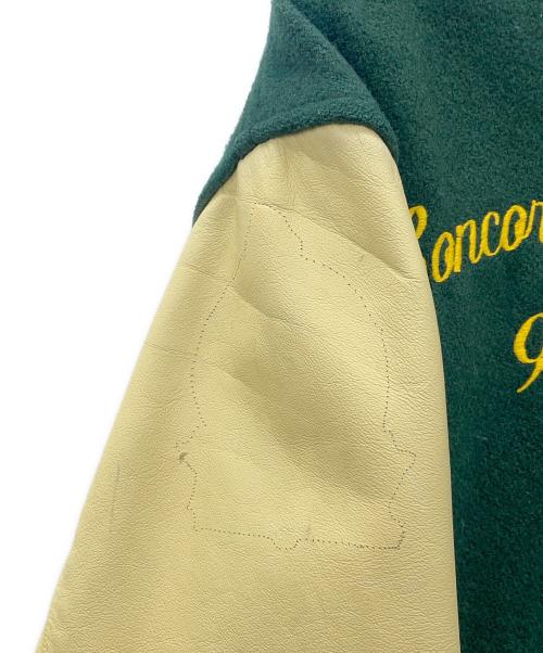 skookum（スクーカム）skookum (スクーカム) アワードジャケット アイボリー×グリーン サイズ:SIZE 40の古着・服飾アイテム