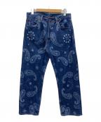 LEVI'S×SNOOP DOGGリーバイス×スヌープドッグ）の古着「デニムパンツ」｜インディゴ