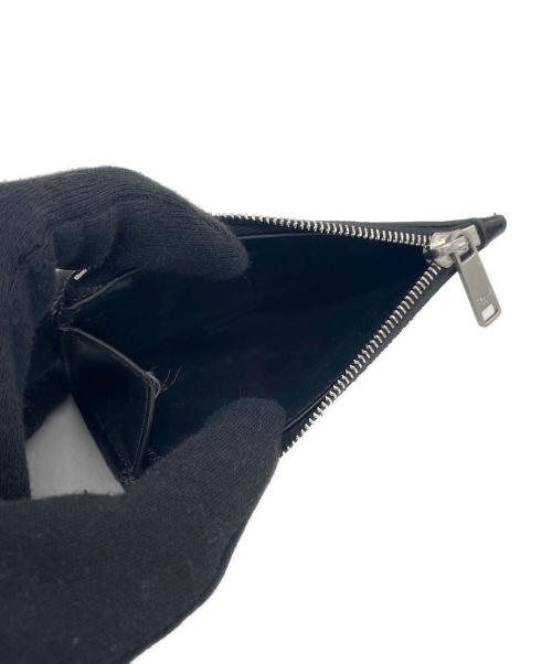 CELINE（セリーヌ）CELINE (セリーヌ) ジッパーカードホルダー ブラックの古着・服飾アイテム