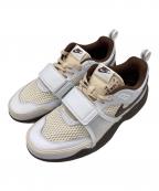 NIKEナイキ）の古着「スニーカー」｜ホワイト×ブラウン