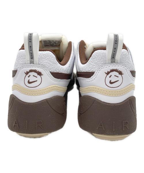 NIKE（ナイキ）NIKE (ナイキ) スニーカー ホワイト×ブラウン サイズ:27の古着・服飾アイテム