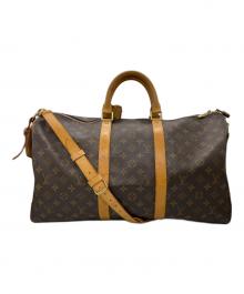 LOUIS VUITTON（ルイ ヴィトン）の古着「キーポル・バンドリエール50」｜ブラウン
