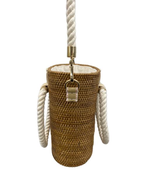 STELAR（ステラ）STELAR (ステラ) バスケットバッグ ナチュラル×ホワイト 未使用品の古着・服飾アイテム