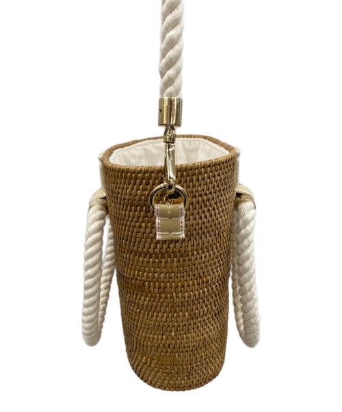 STELAR（ステラ）STELAR (ステラ) バスケットバッグ ナチュラル×ホワイト 未使用品の古着・服飾アイテム