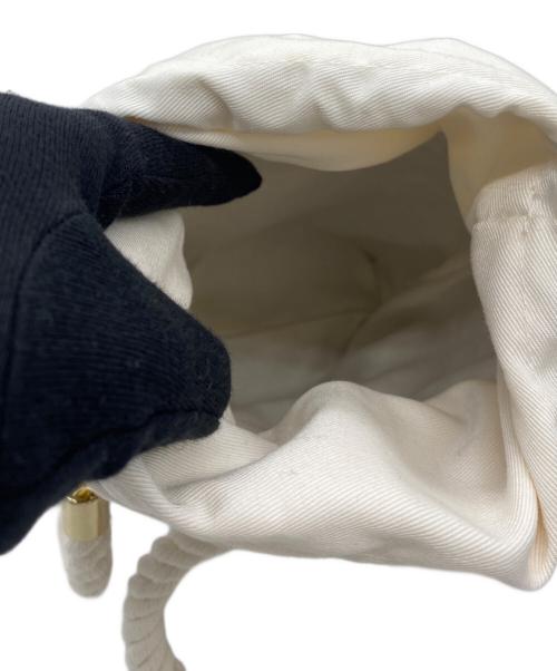 STELAR（ステラ）STELAR (ステラ) バスケットバッグ ナチュラル×ホワイト 未使用品の古着・服飾アイテム