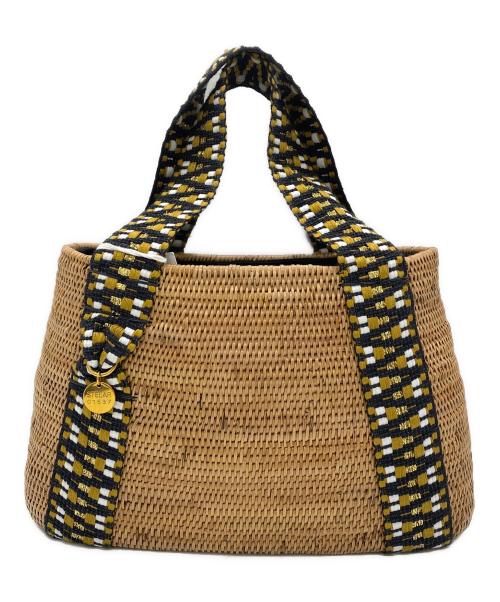 STELAR（ステラ）STELAR (ステラ) Poso Small Shopper Bag ナチュラル×ブラック 未使用品の古着・服飾アイテム
