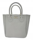 YOUNG & OLSEN The DRYGOODS STOREヤングアンドオルセン ザ ドライグッズストア）の古着「エンボスレザートートバッグ」｜グレー