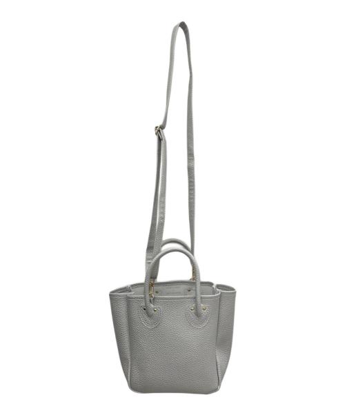 YOUNG & OLSEN The DRYGOODS STORE（ヤングアンドオルセン ザ ドライグッズストア）YOUNG & OLSEN The DRYGOODS STORE (ヤングアンドオルセン ザ ドライグッズストア) エンボスレザートートバッグ グレーの古着・服飾アイテム