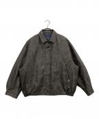 NAUTICAノーティカ）の古着「フェイディッド ヴィーガンレザー ブルゾン」｜ブラック