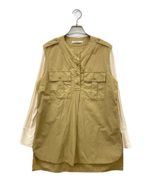 JOHNBULL（ジョンブル）JOHNBULL (ジョンブル) ミリタリーコンビシャツ ベージュ サイズ:SIZE Freeの古着・服飾アイテム