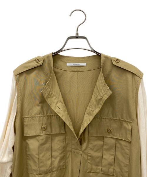 JOHNBULL（ジョンブル）JOHNBULL (ジョンブル) ミリタリーコンビシャツ ベージュ サイズ:SIZE Freeの古着・服飾アイテム
