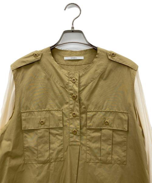 JOHNBULL（ジョンブル）JOHNBULL (ジョンブル) ミリタリーコンビシャツ ベージュ サイズ:SIZE Freeの古着・服飾アイテム