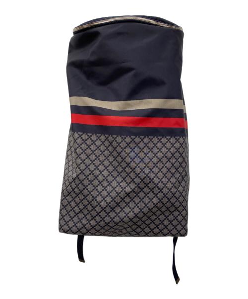 GUCCI（グッチ）GUCCI (グッチ) リュック ネイビーの古着・服飾アイテム