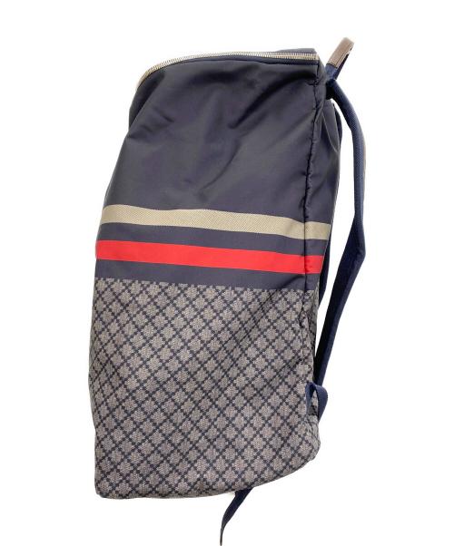 GUCCI（グッチ）GUCCI (グッチ) リュック ネイビーの古着・服飾アイテム