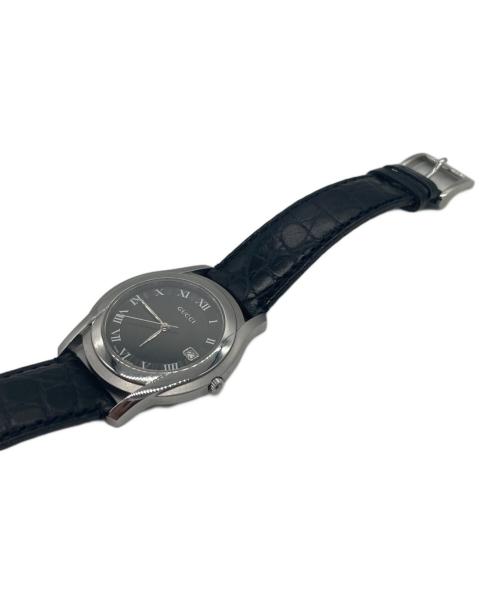 GUCCI（グッチ）GUCCI (グッチ) 腕時計 ブラックの古着・服飾アイテム