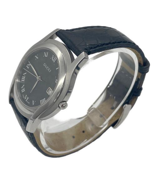 GUCCI（グッチ）GUCCI (グッチ) 腕時計 ブラックの古着・服飾アイテム