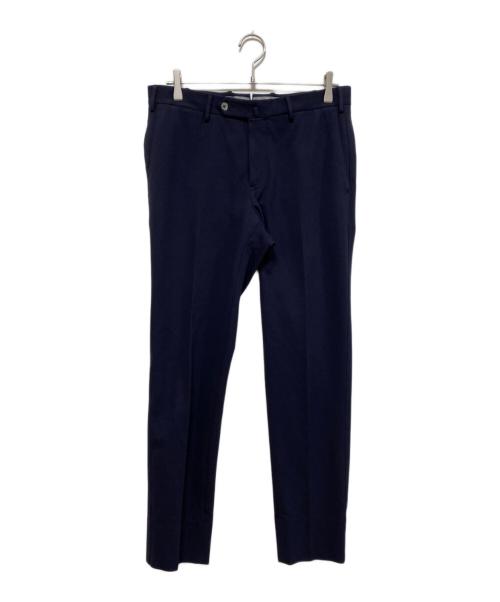 PT TORINO（ピーティートリノ）PT TORINO (ピーティートリノ) ノープリーツ スラックス ネイビー サイズ:48の古着・服飾アイテム