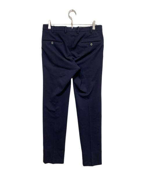 PT TORINO（ピーティートリノ）PT TORINO (ピーティートリノ) ノープリーツ スラックス ネイビー サイズ:48の古着・服飾アイテム