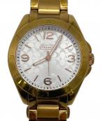 COACHコーチ）の古着「腕時計」｜ベージュ