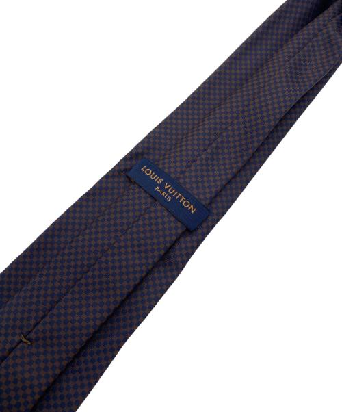 LOUIS VUITTON（ルイ ヴィトン）LOUIS VUITTON (ルイ ヴィトン) ネクタイ ブラウン×ネイビー サイズ:FREEの古着・服飾アイテム