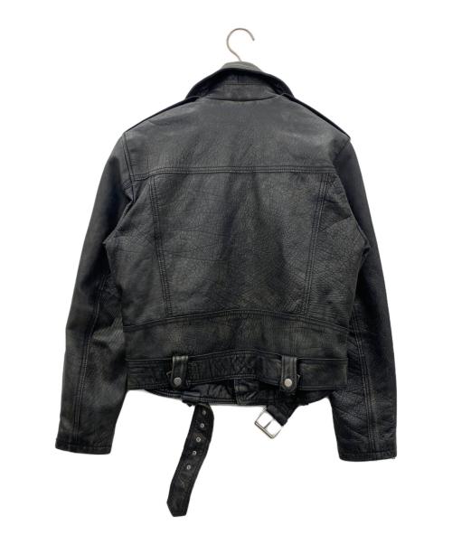 ZARA（ザラ）ZARA (ザラ) ダブルライダースジャケット ブラック サイズ:Lの古着・服飾アイテム