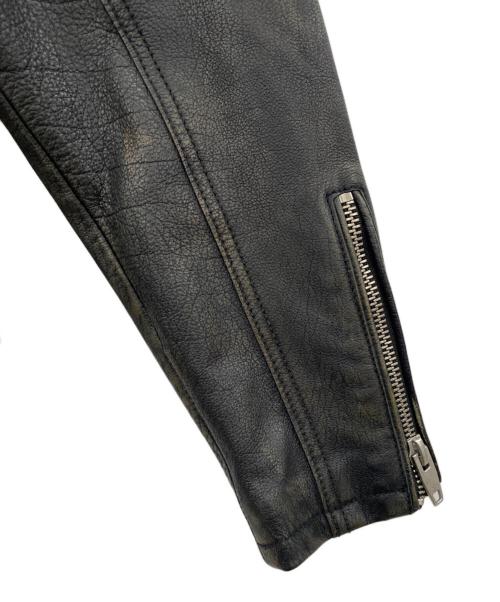 ZARA（ザラ）ZARA (ザラ) ダブルライダースジャケット ブラック サイズ:Lの古着・服飾アイテム